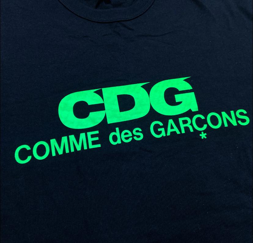 Comme des Garçons (CDG) CDG Scripts Tee (Made in Japan🇯🇵) Black (Display Item)