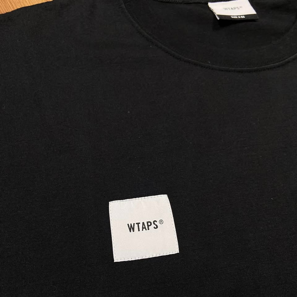 WTAPS HOME BASE SS 01 / TEE. COPO (Made in Japan) Black