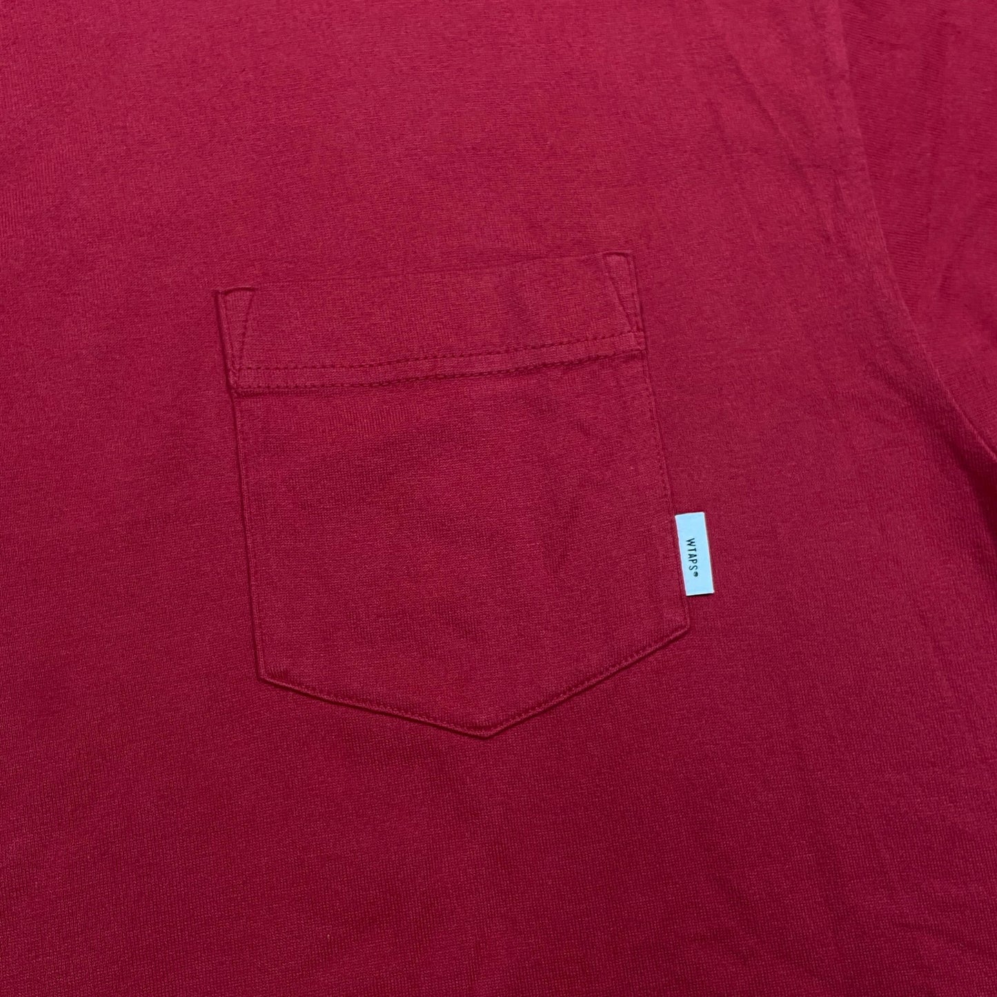 WTAPS BLANK SS 02 / COTTON. TEE (Made in Japan) Red (Display Item)