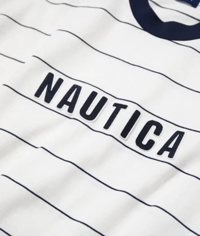 Nautica JP Pin Border Logo SS Tee