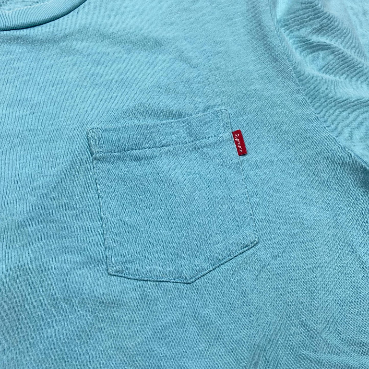 Supreme Pocket Tee SS Light Blue (Used)