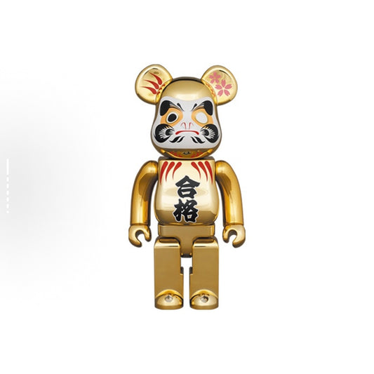 Medicom Toy Bearbrick Daruma 達磨 合格 金メッキ 弐 100% 400% Be@rbrick Goukaku Gold Plated 2 Pass