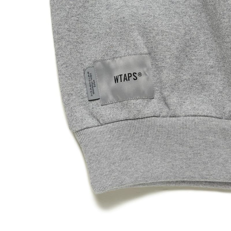 Wtaps Fortless Sweater / Cotton Grey 232ATDT-CPM01S Crewneck