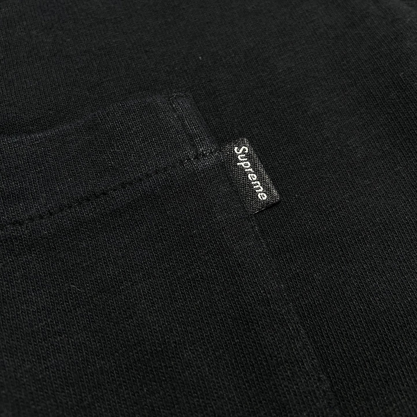 Supreme Pocket Tee LS Black (Display Item)
