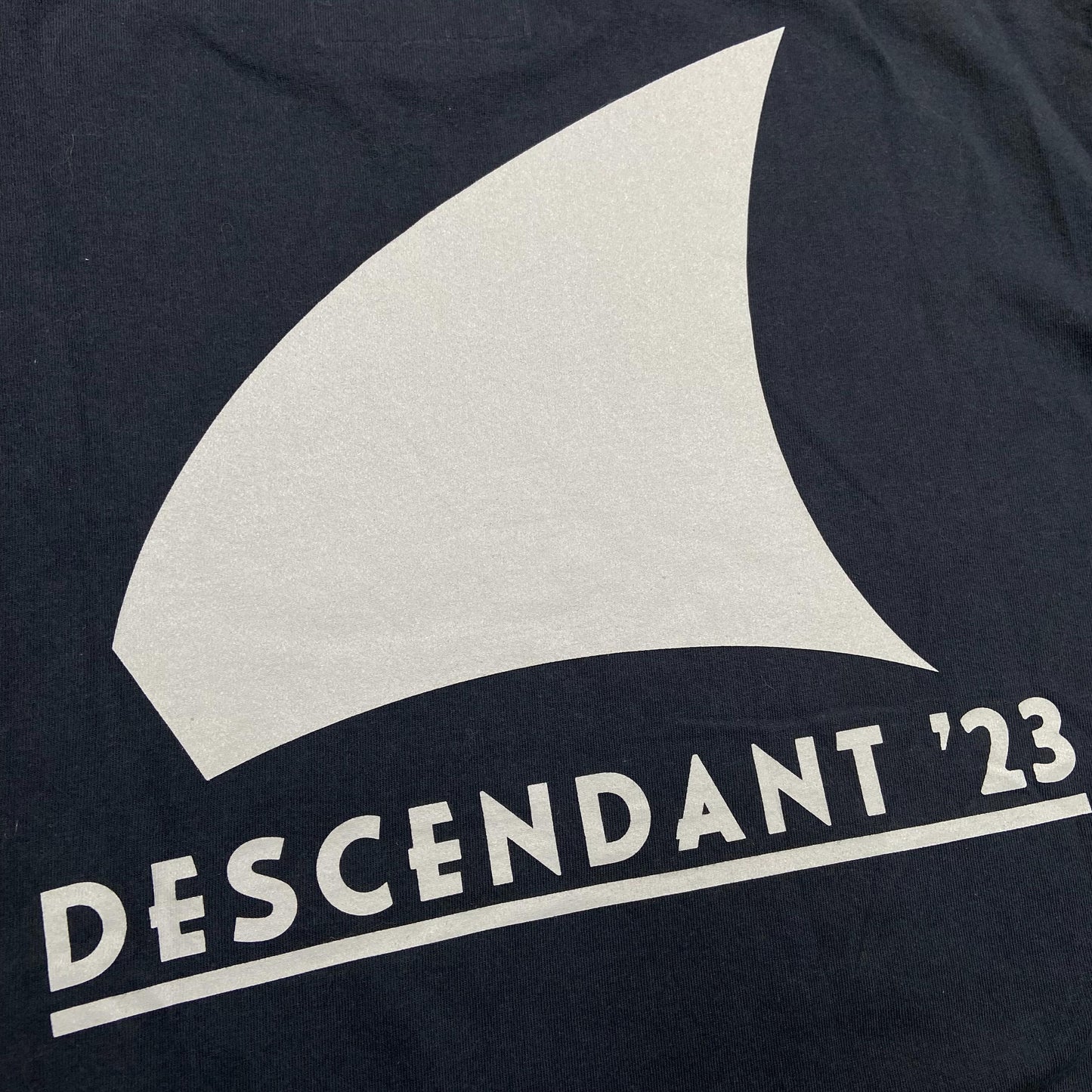 DESCENDANT GENNAKER SS TEE (Made in Japan) Navy (Display Item)