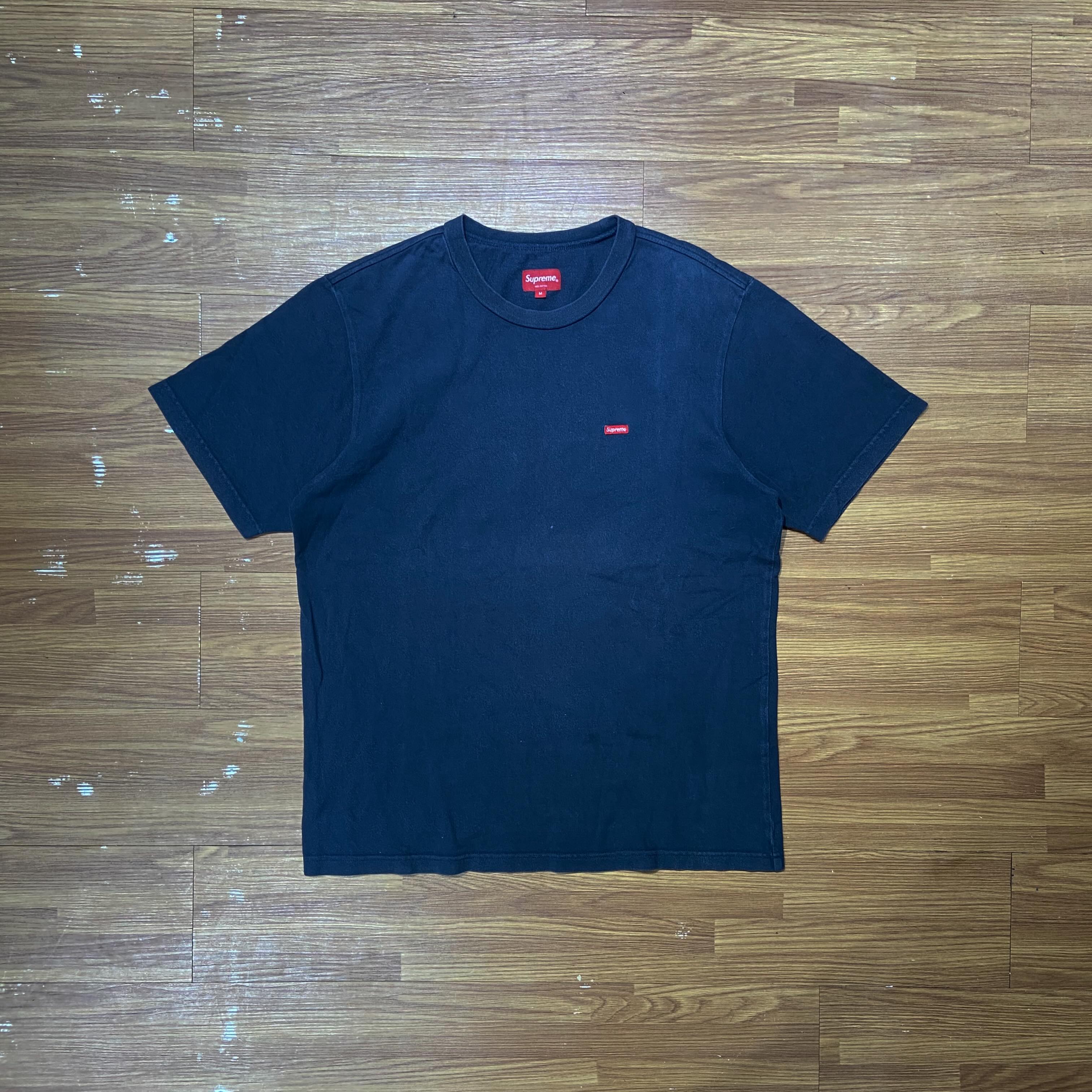 Supreme Small Box Box Tee Navy (Used) – KixBros