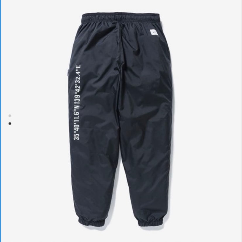 WTAPS INCOM NYLON TROUSERS / POLY. TAFFETA. (Made in Japan) Black (Display Item)