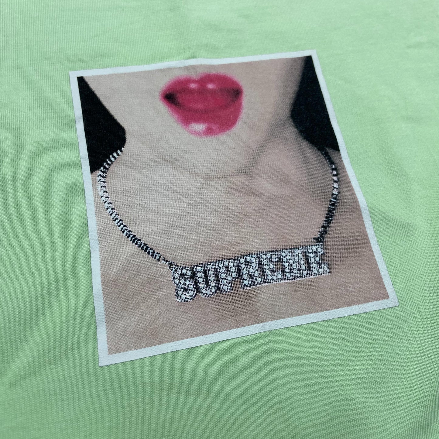 Supreme Necklace Tee Mint (Used)
