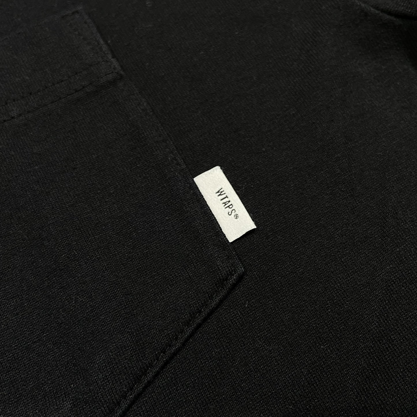 WTAPS BLANK 02 SS / TEE. COPO (Made in Japan) Black (Display Item)