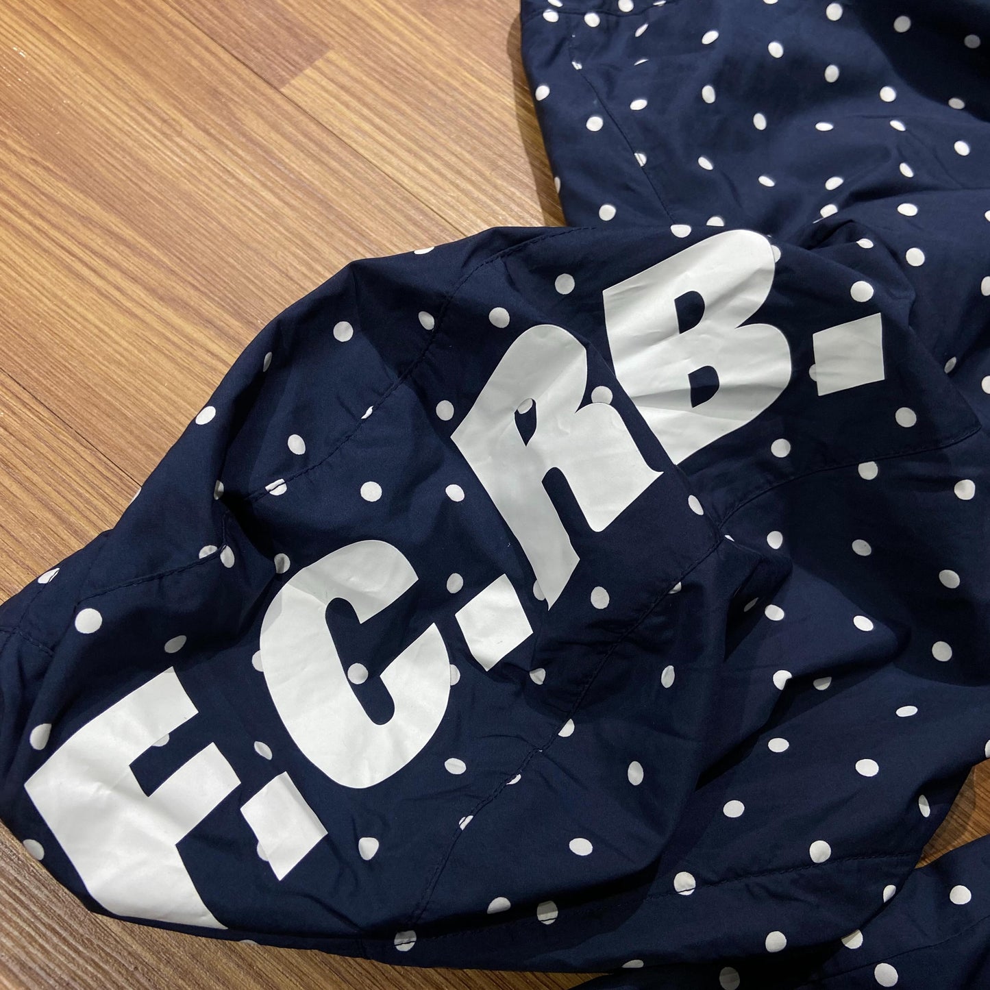 SOPH x F.C.Real Bistrol (FCRB) Bristol x Nike Polka Dot Full Zip Hooded Track Jacket Navy (Display Item)