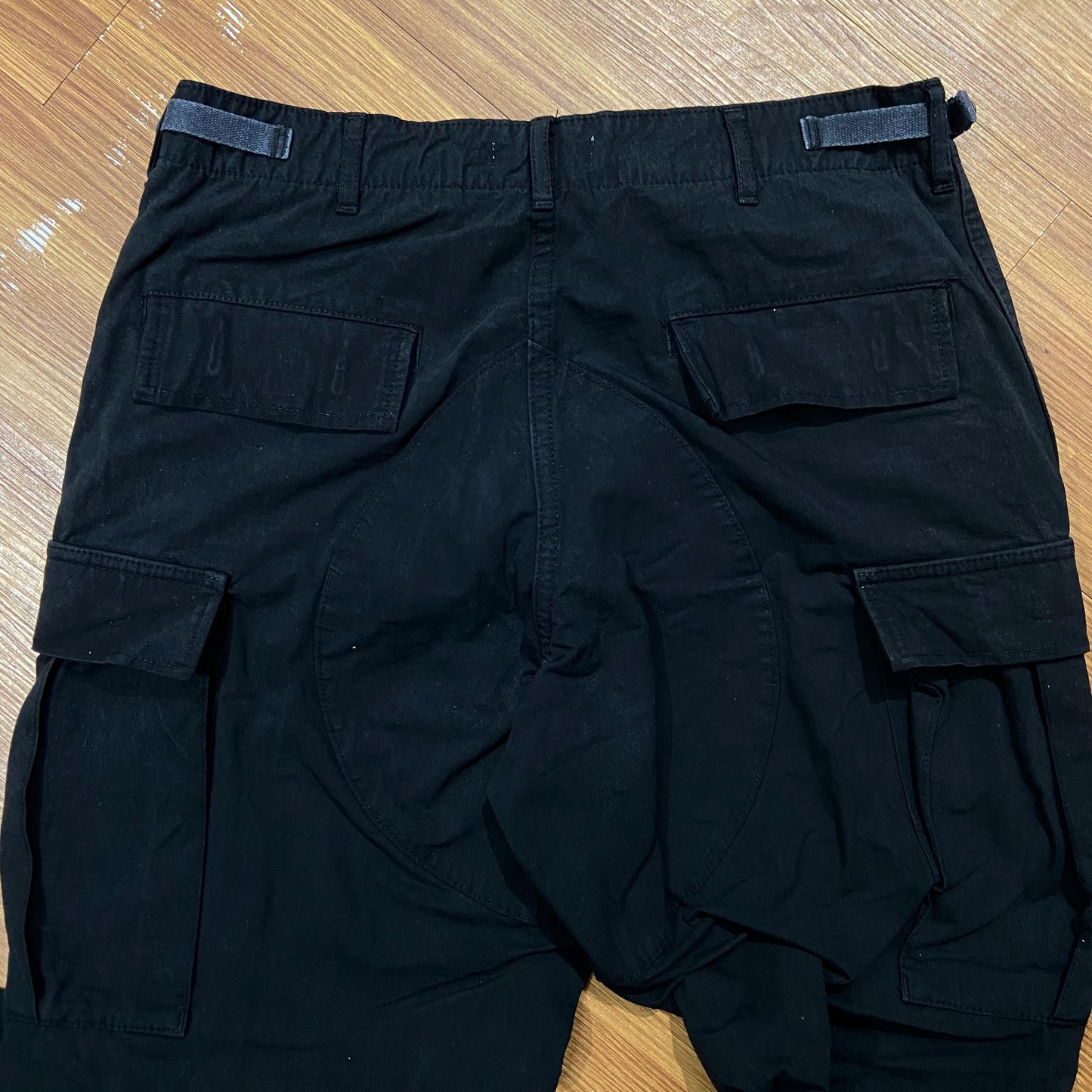 WTAPS WMILL TROUSER 01 / NYCO. RIPSTOP / VISUAL UPARMORED (Made in Japan) Black (Used)