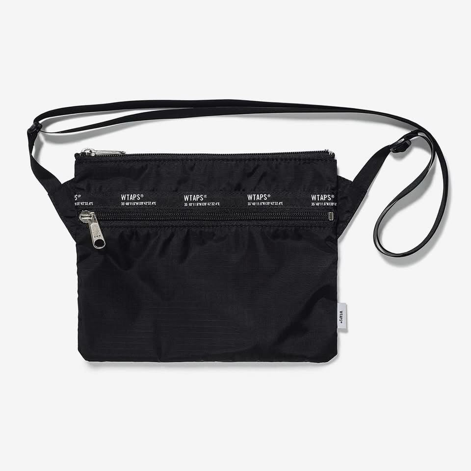 WTAPS SLING BAG / POLY. RIPSTOP BLACK