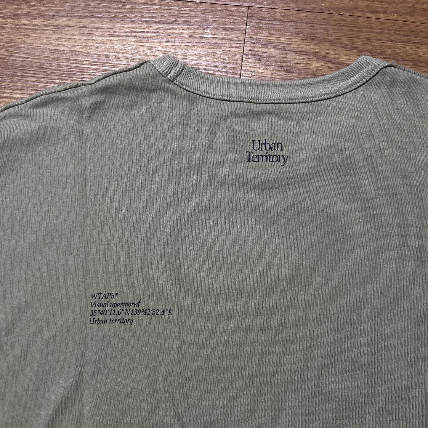 WTAPS LIM SS / COTTON. TEE. (Made in Japan) Olive Drab (Display Item)
