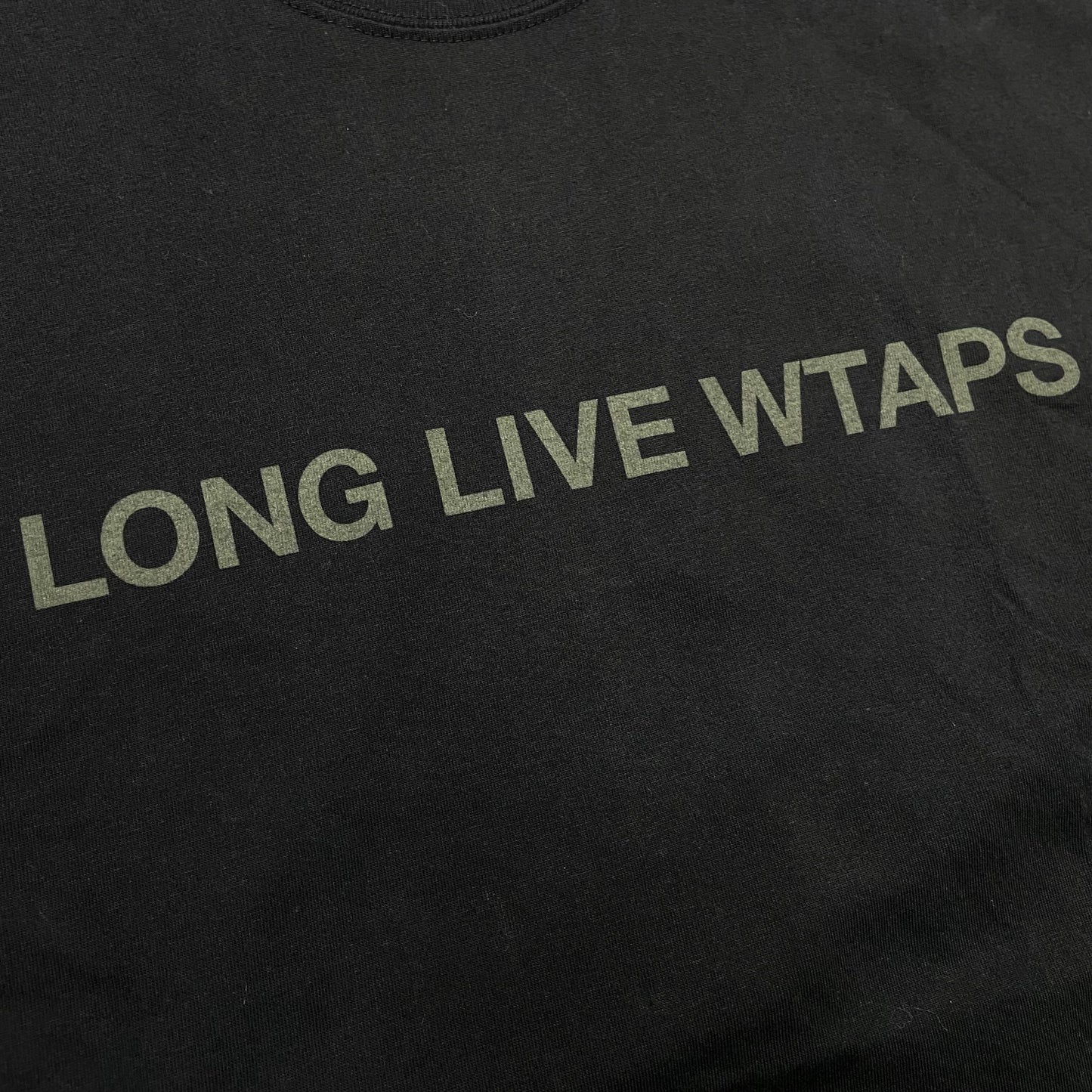 WTAPS LLW SS / COTTON. TEE (Made in Japan) Black