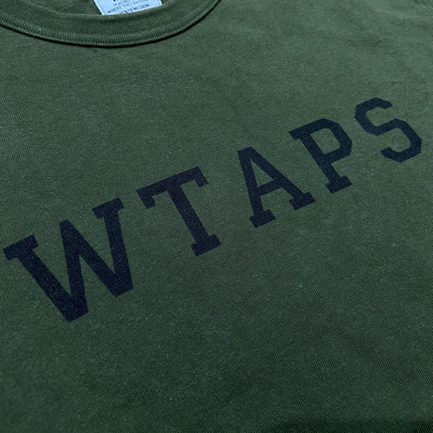 WTAPS DESIGN ACADEMY SS / TEE COPO. (Made in Japan) Olive Drab (Used)