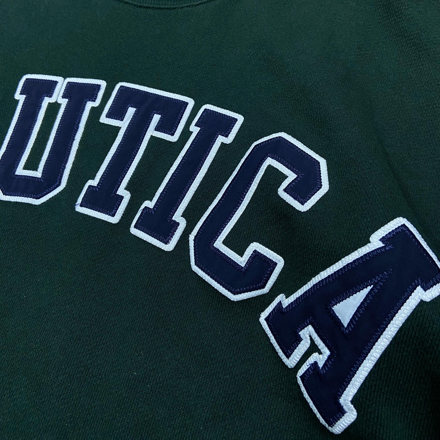 Nautica JP Arch Logo Sweater Crewneck Dark Green (Display Item)