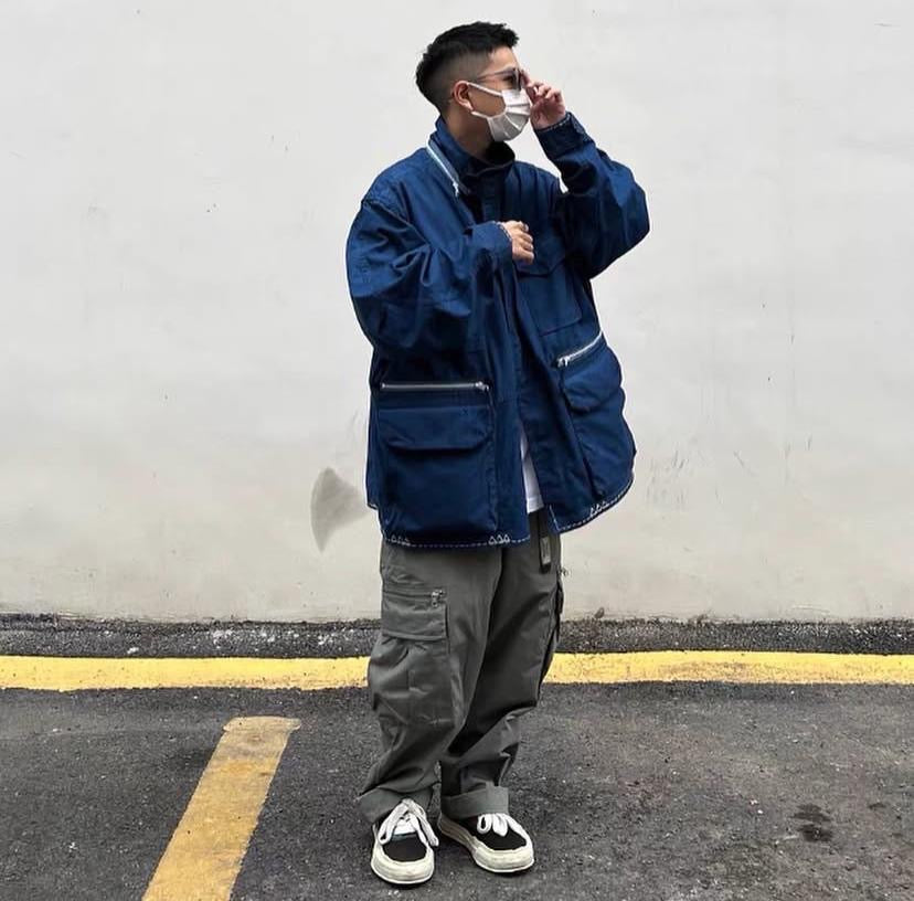 NORLN NR Vintage Indigo Dyed M65 Jacket