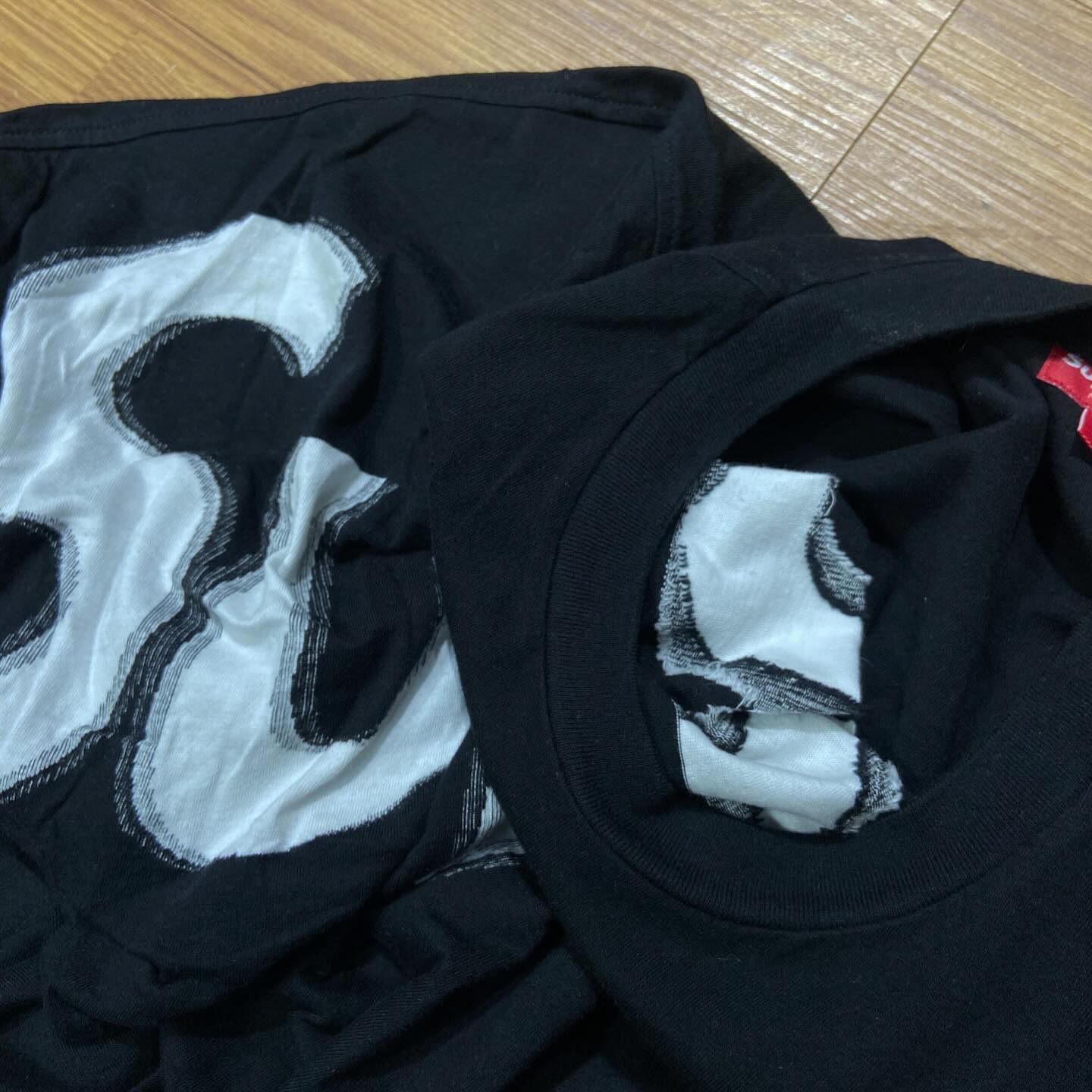 Supreme Front Intarsia S/S Top Black (Display Item)
