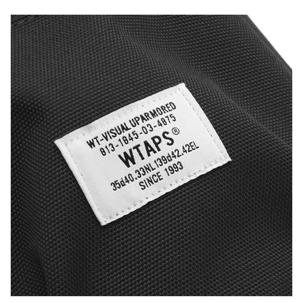 Wtaps Cordura Reconnaissance Pouch Bag Black 222TQDT-CG02