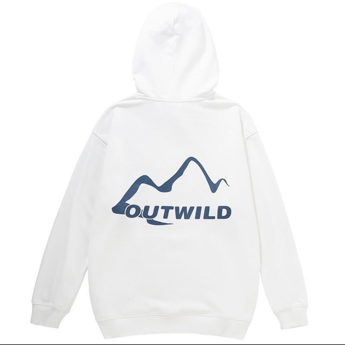 Preorder 預訂 OutWild Big Logo Hooded Sweatshirt Black Navy White 黑色 深藍色 白色