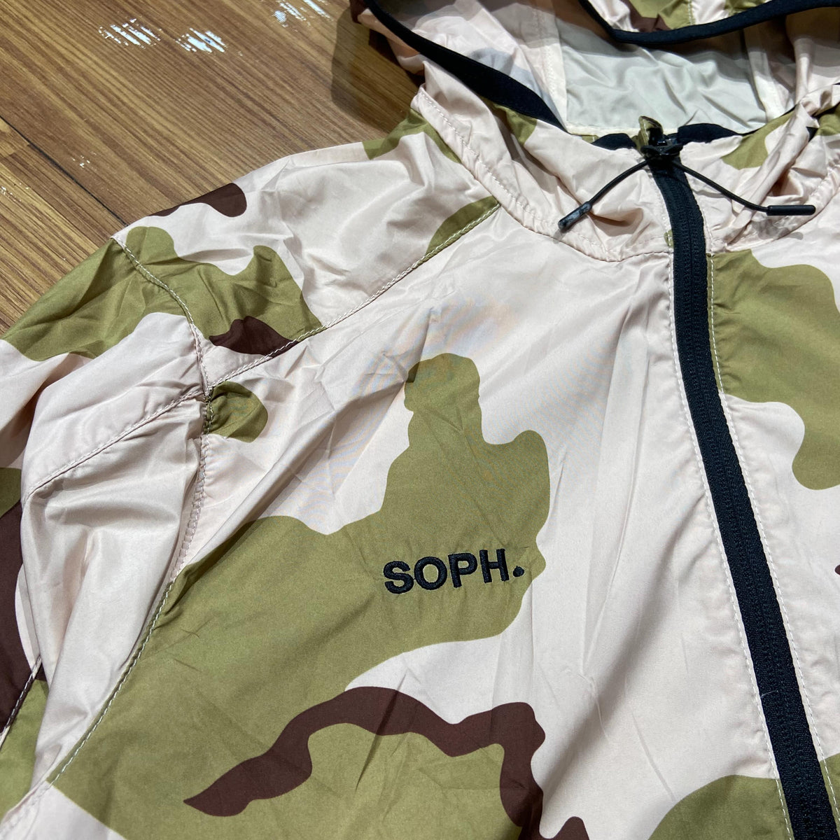 F.C.R.B. by SOPH CAMOUFLAGE PRACTICE JACKET Dessert Camo (Used Item)