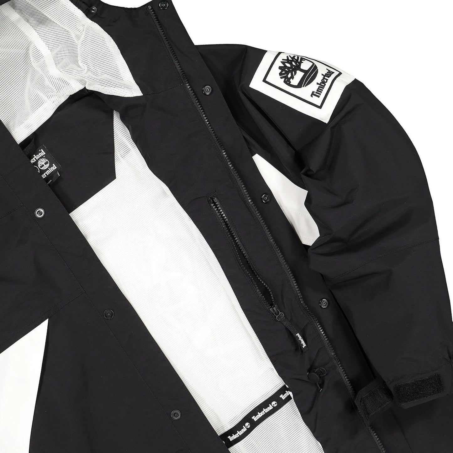 Mastermind World x Timberland Waterproof Windbreaker Jacket Black White Japan MMW MMJ
