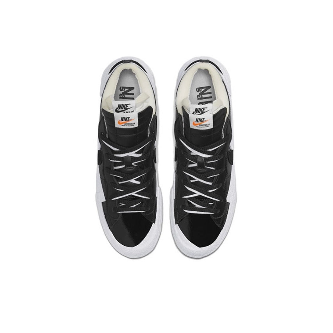 Nike Sacai Blazer Low Black Patent Leather DM6443-001