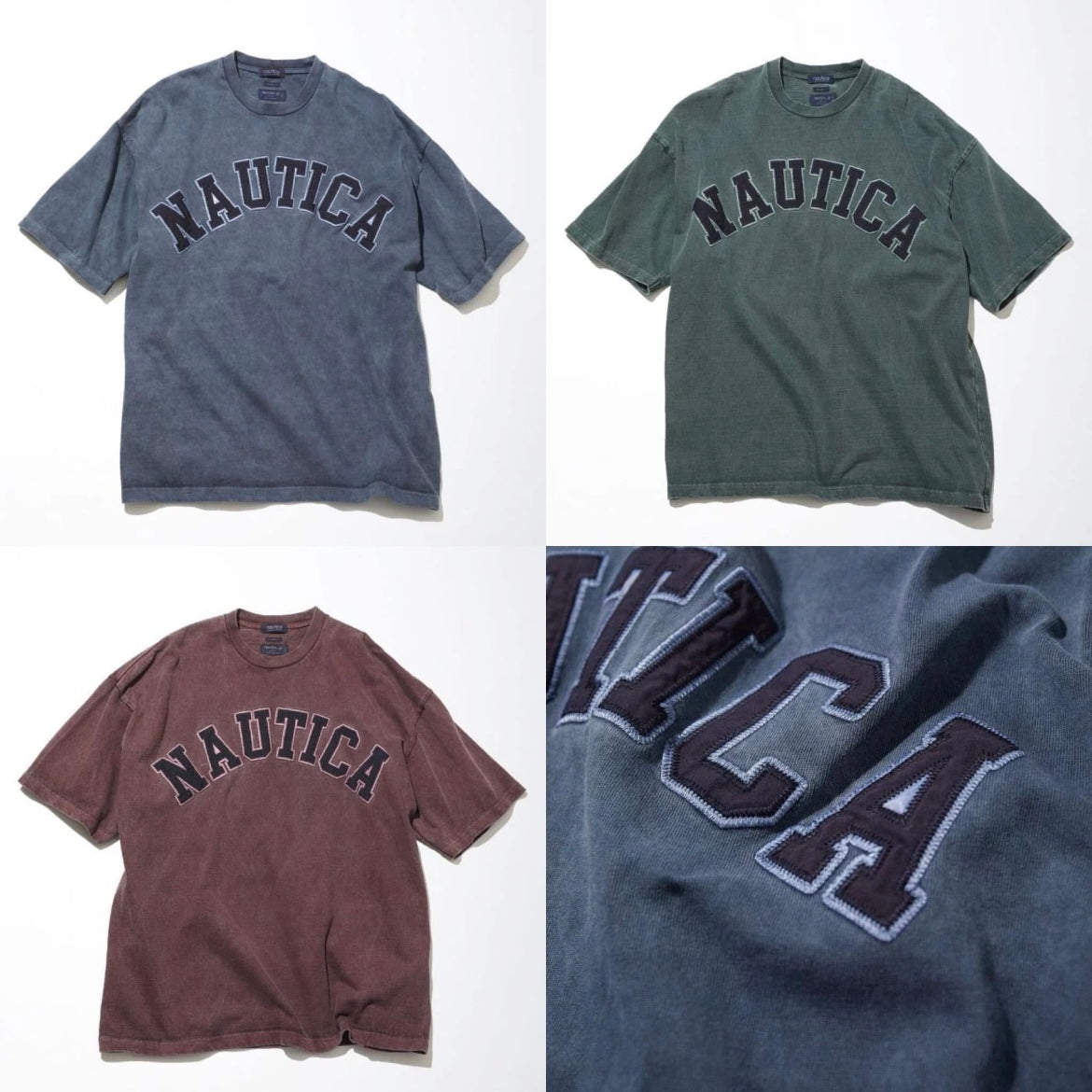 Nautica JP “Too Heavy” Pigment Dyed Arch Logo SS Tee