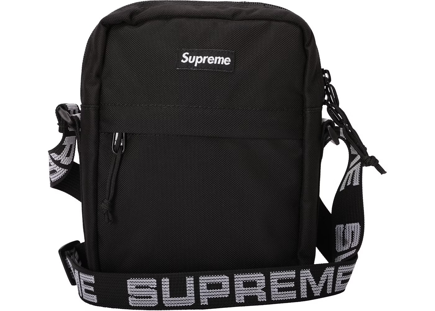 Supreme SS18 Shoulder Bag Black Cordura Advanced Fabrics