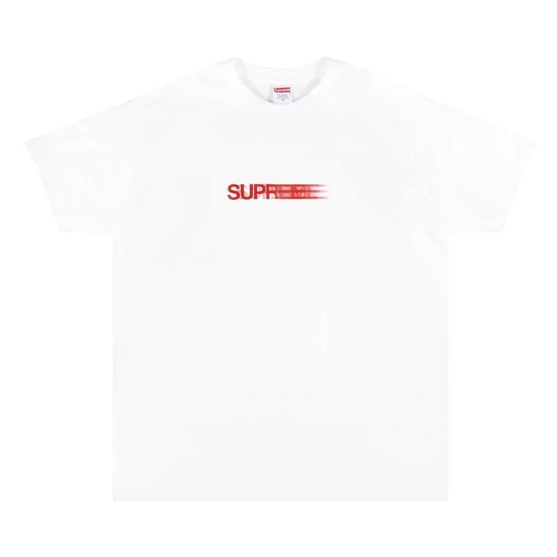 Supreme Motion Logo Tee Black Grey White Dark Green