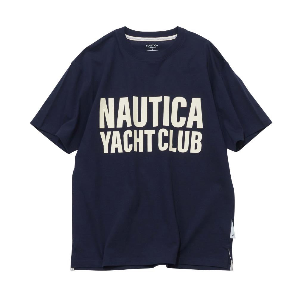 Preorder 預訂 Nautica KR Yacht Club Spellout Tee SS Navy Charcoal White