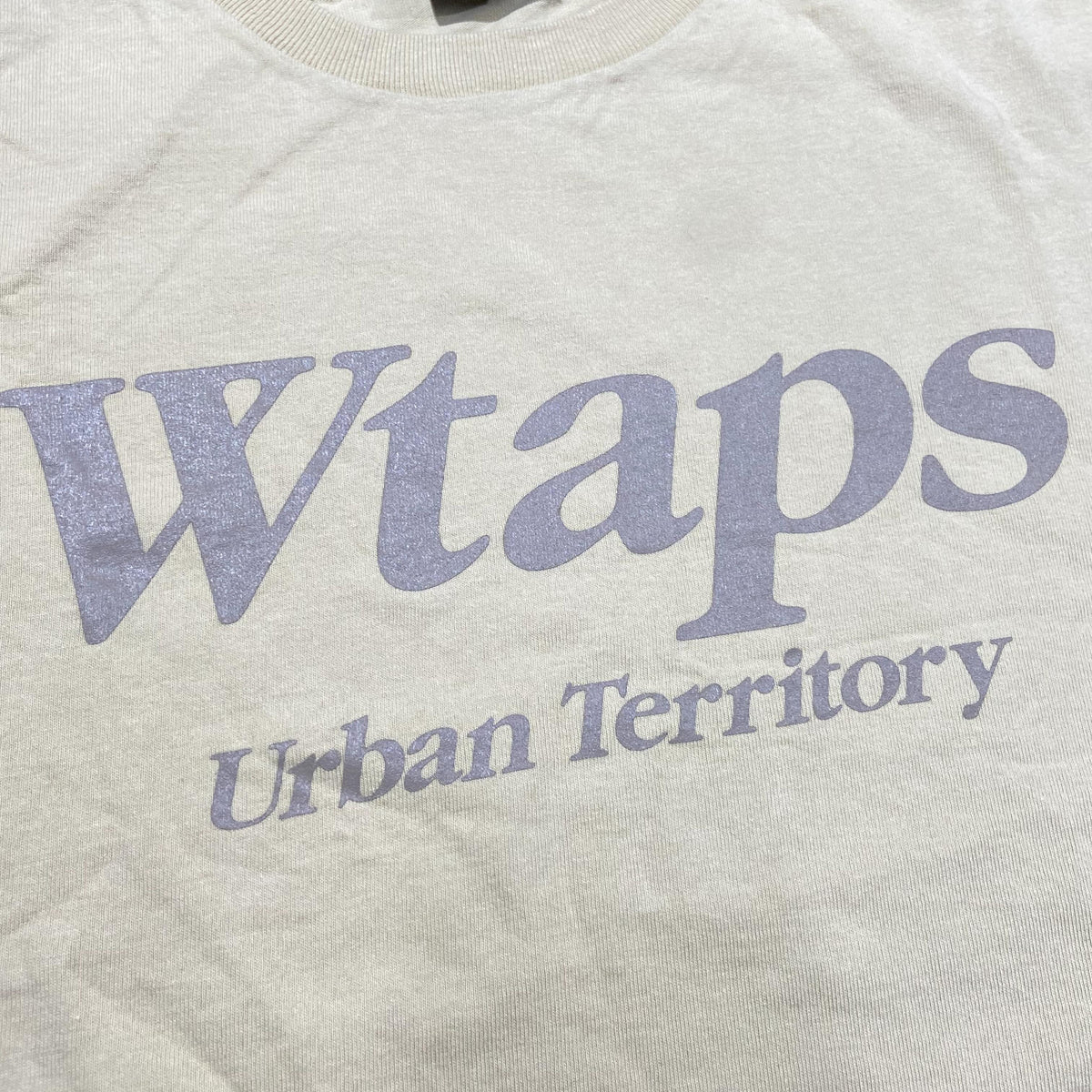 WTAPS URBAN TERRITORY SS / COTTON. TEE (Made in Japan) Beige (Display Item)