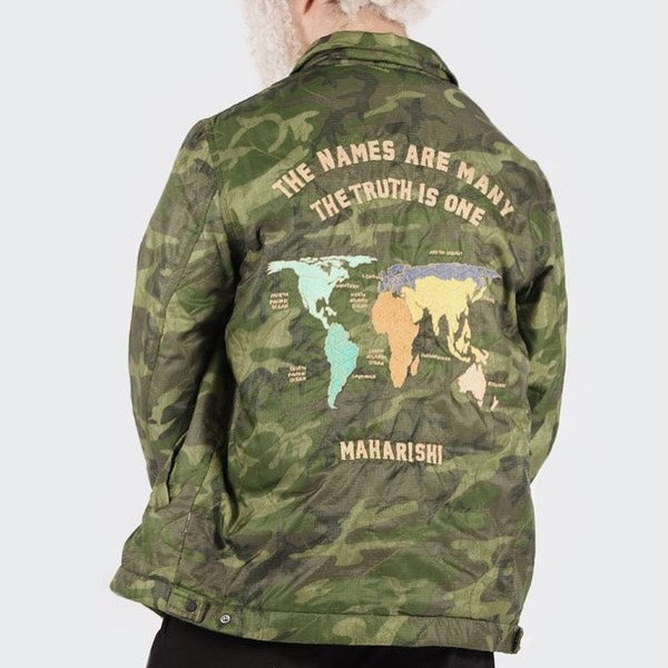 Maharishi Maha World Tour Souvenir Jacket Woodland Camo