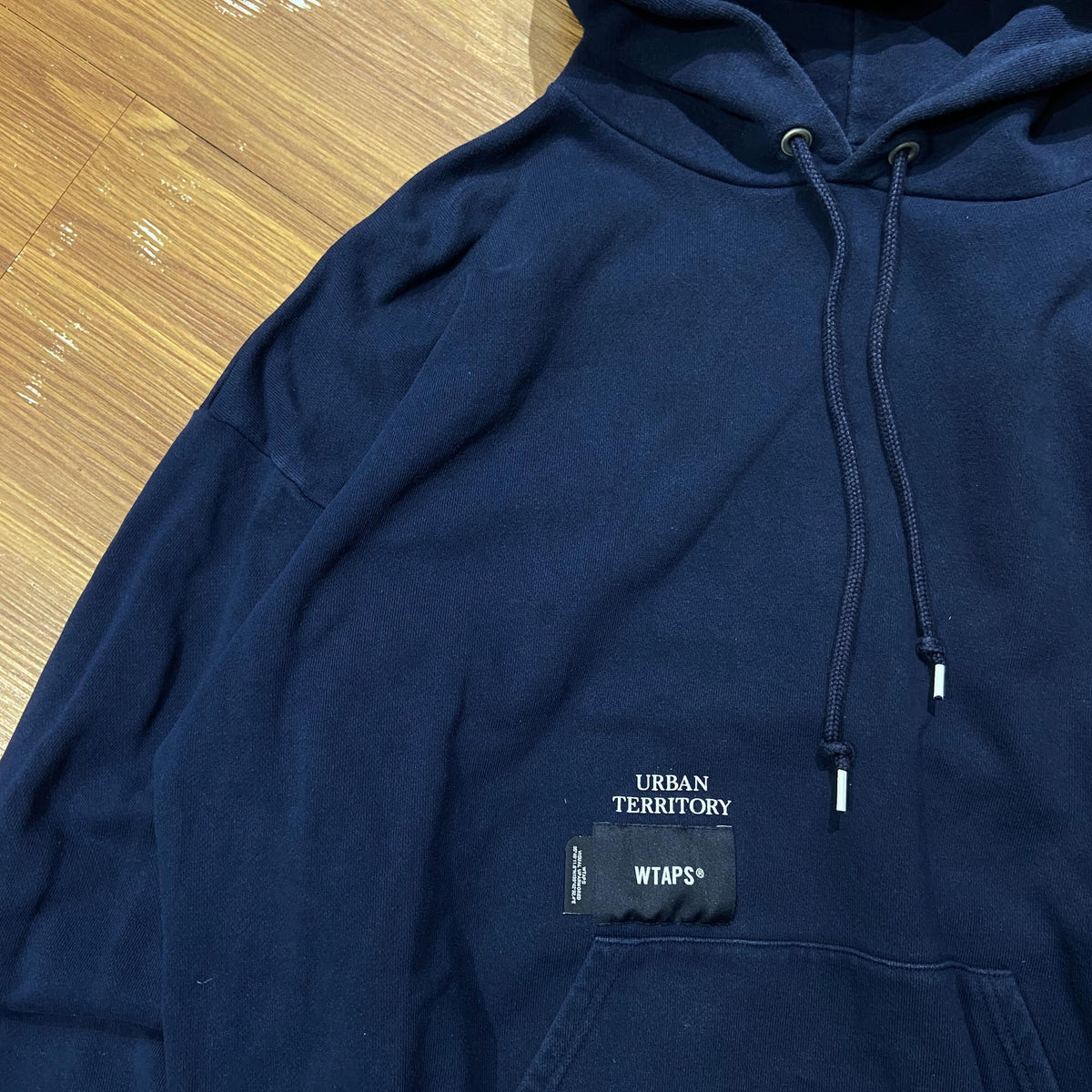 WTAPS CROSSBONES HOODY / COTTON. SWEAT (Made in Japan) Navy (Display Item)