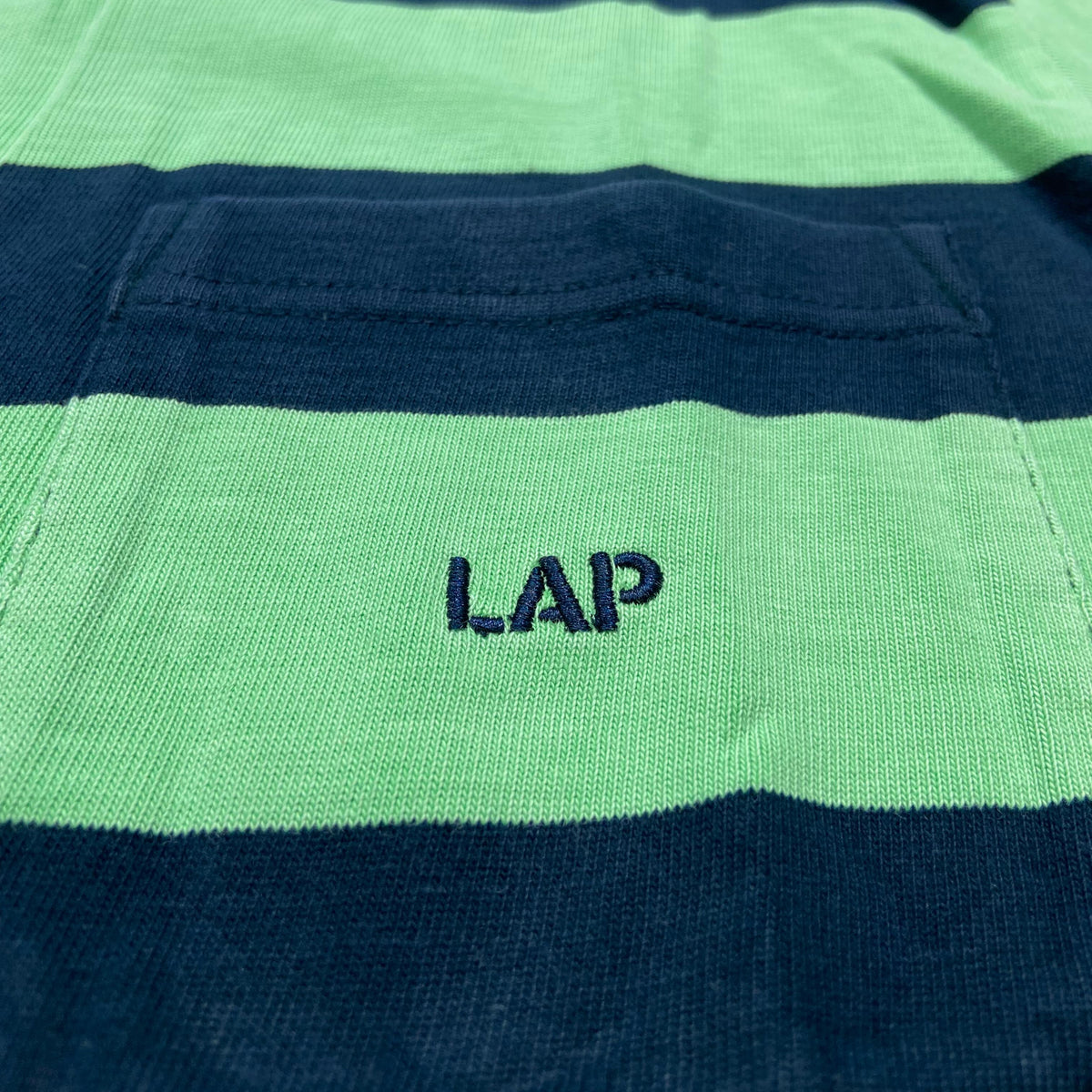 Laprima Stripe Pocket Tee SS Green