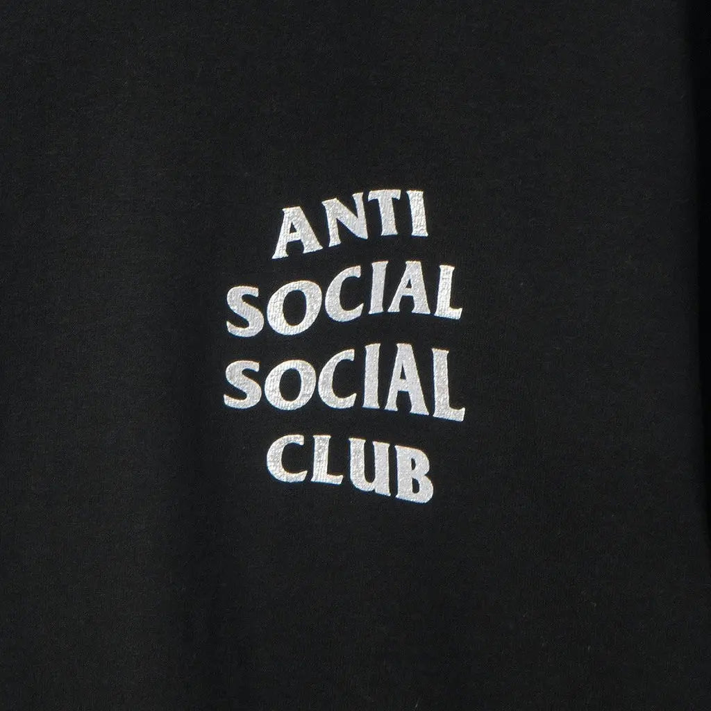 Anti Social Social Club ASSC Sin City Tee Black Silver 黑色銀字