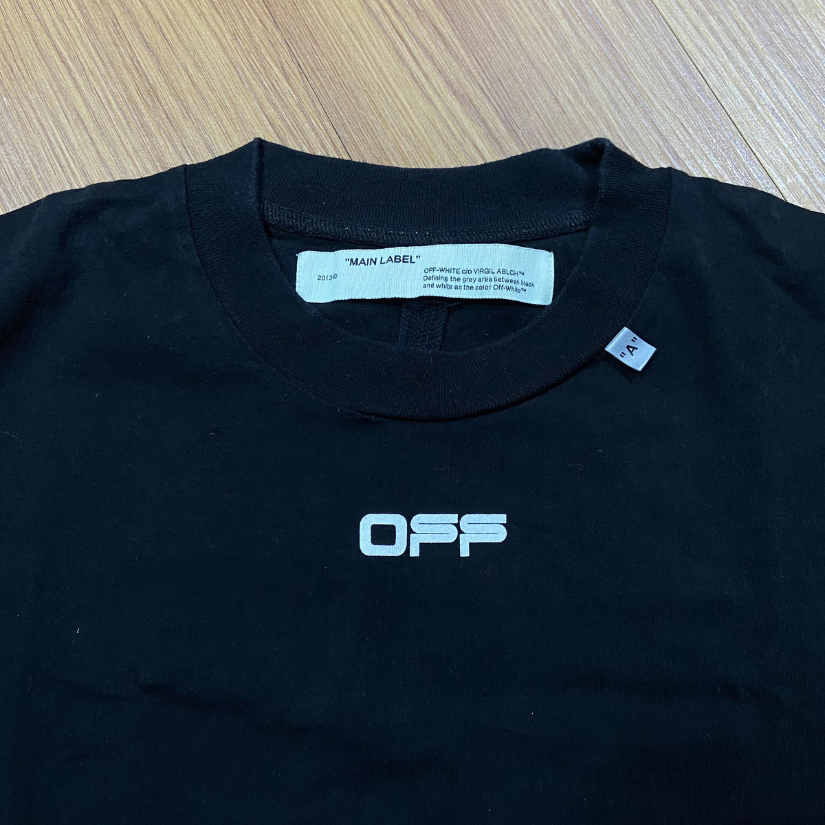 OFF-WHITE c/o VIRGIL ABLOH™ Caravaggio Arrow Tee SS (Made in Portugal) Black (Used)