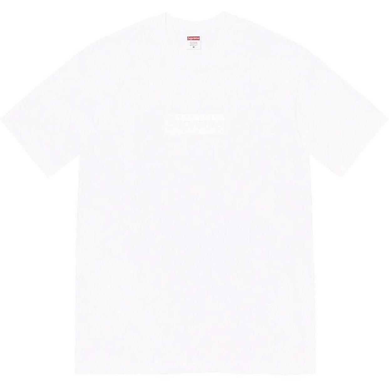 Supreme Tonal Box Logo Tee Black Navy