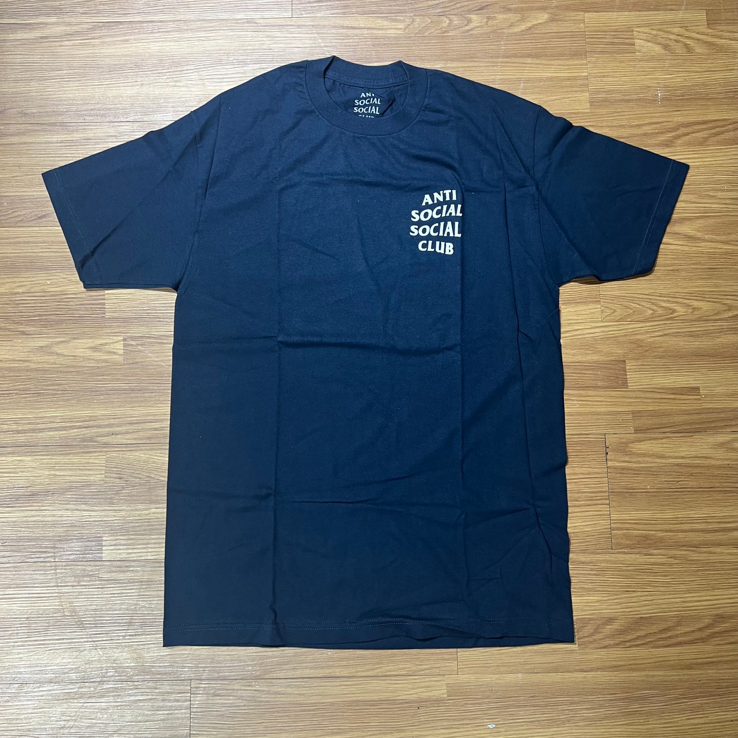 Anti Social Social Club ASSC Hyperion Tee (Logo 2 Tee) Navy 深藍白字 (Made in USA)