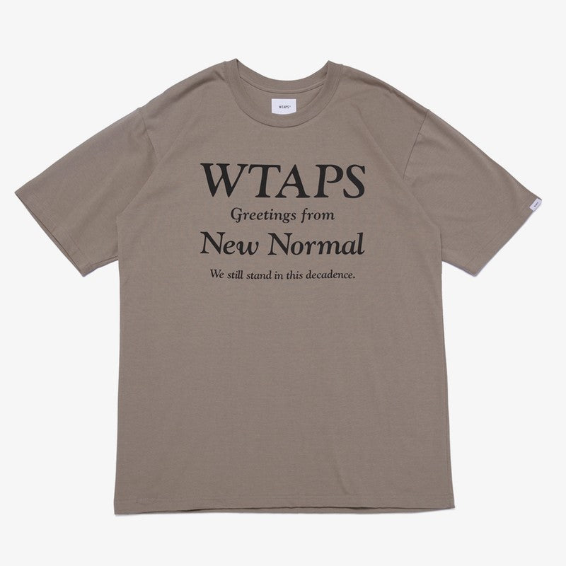 Wtaps New Normal SS Tee Beige 201PCDT-ST17S