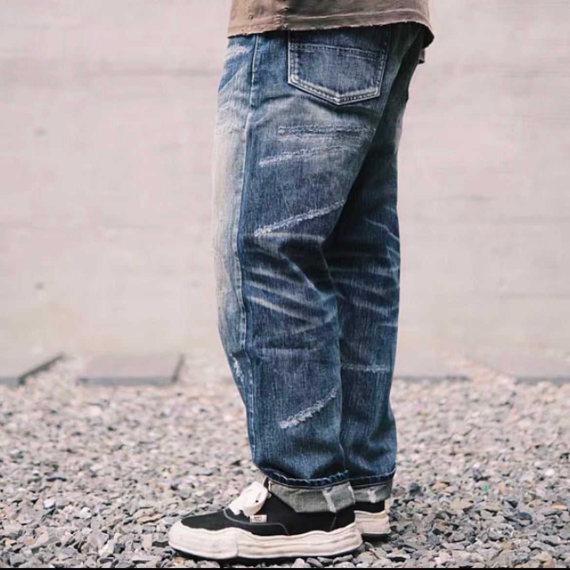 NORLN NR Crushed Denim Jeans 牛仔褲 #018 (Japan Redline Fabric 日本布 🇯🇵)
