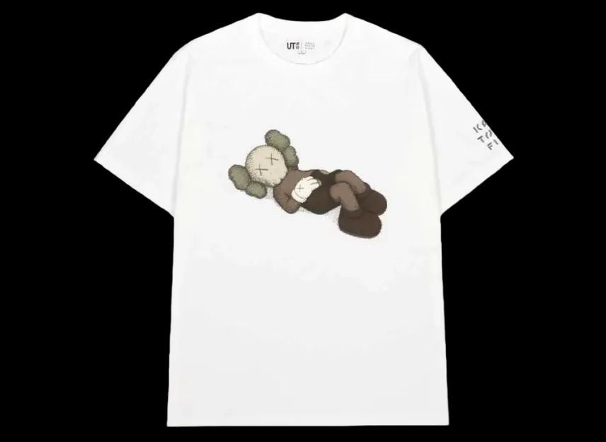 Kaws x Uniqlo UT Tokyo First Sleeping Tee White