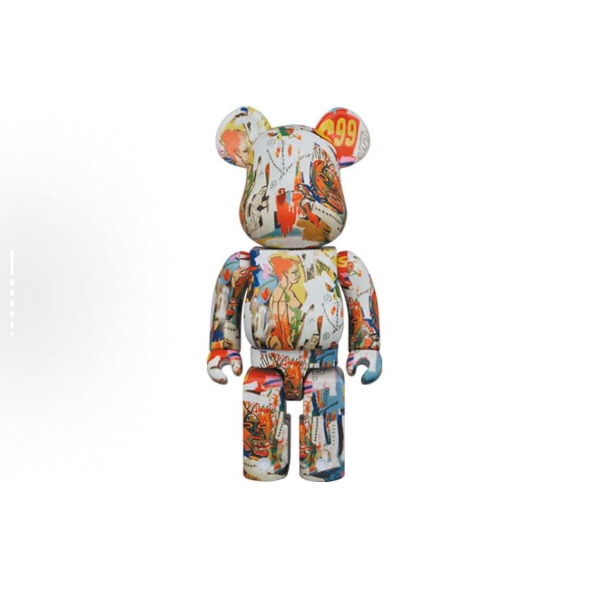 Medicom Toy Bearbrick Andy Warhol x Jean Michel Basquiat #4 400% 1000% Be@rbrick