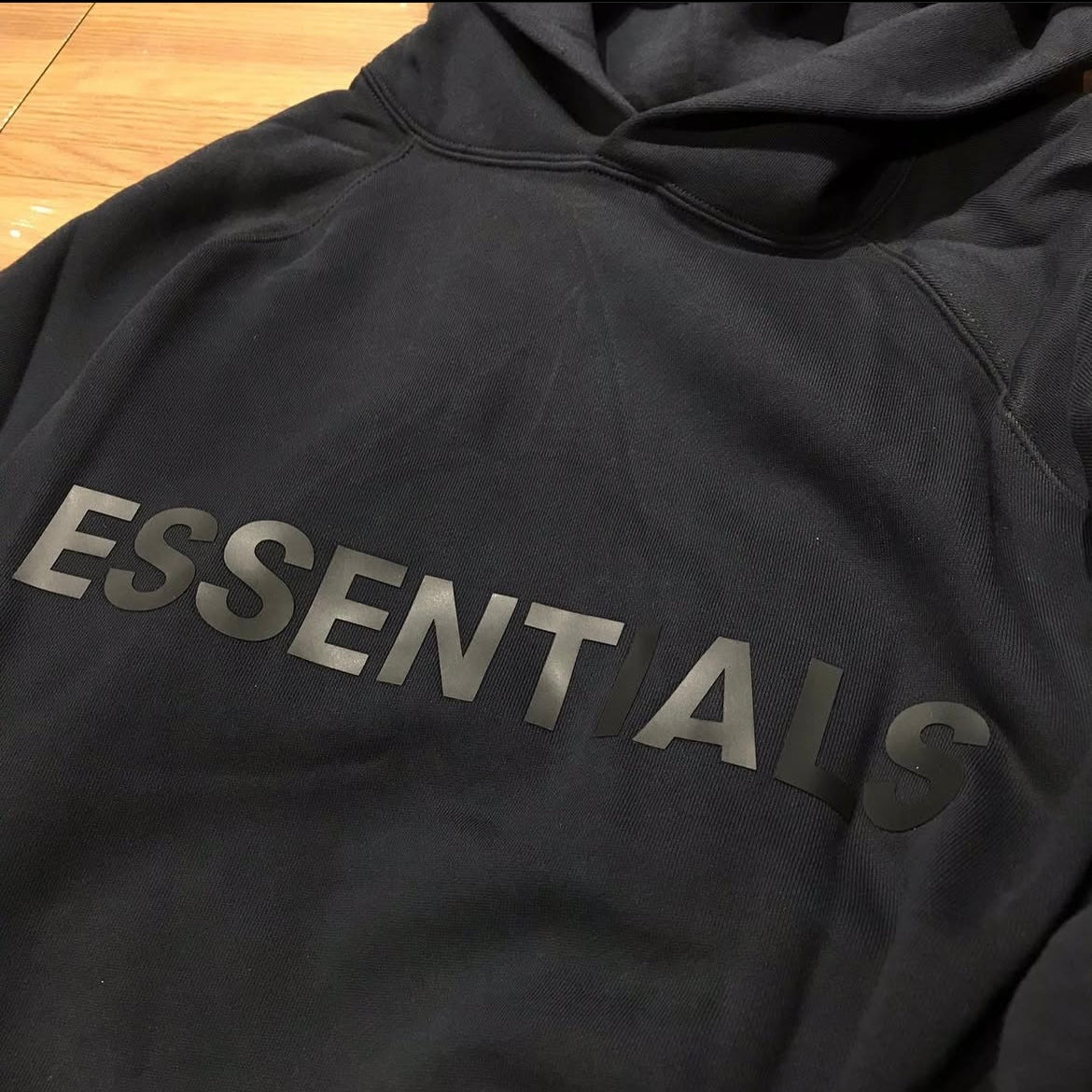 Fear of God FOG Essentials 3D Sillicon Logo Hoodie