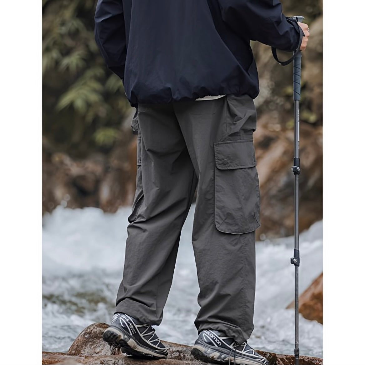 Preorder 預訂 OutWild Waterproof Trail Pant Black Grey 防潑水戶外長褲 黑色 灰色