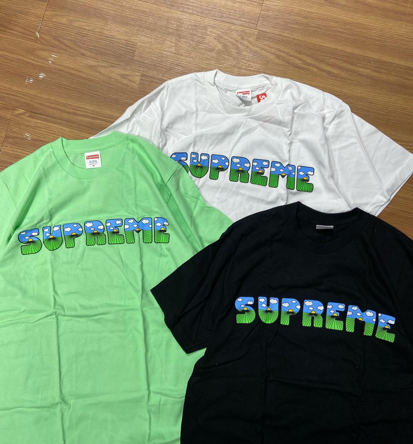 Supreme The Shit Tee Black White Mint