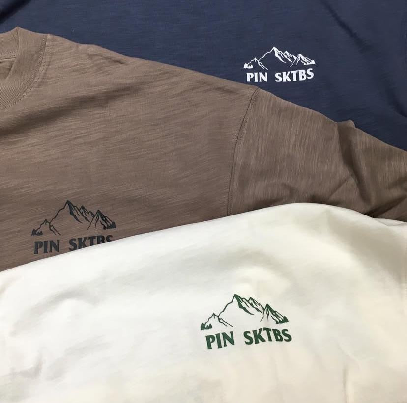 Pin Sktbs Urban Mountain SS Tee (Bamboo 天竺棉) Brown Cream Navy