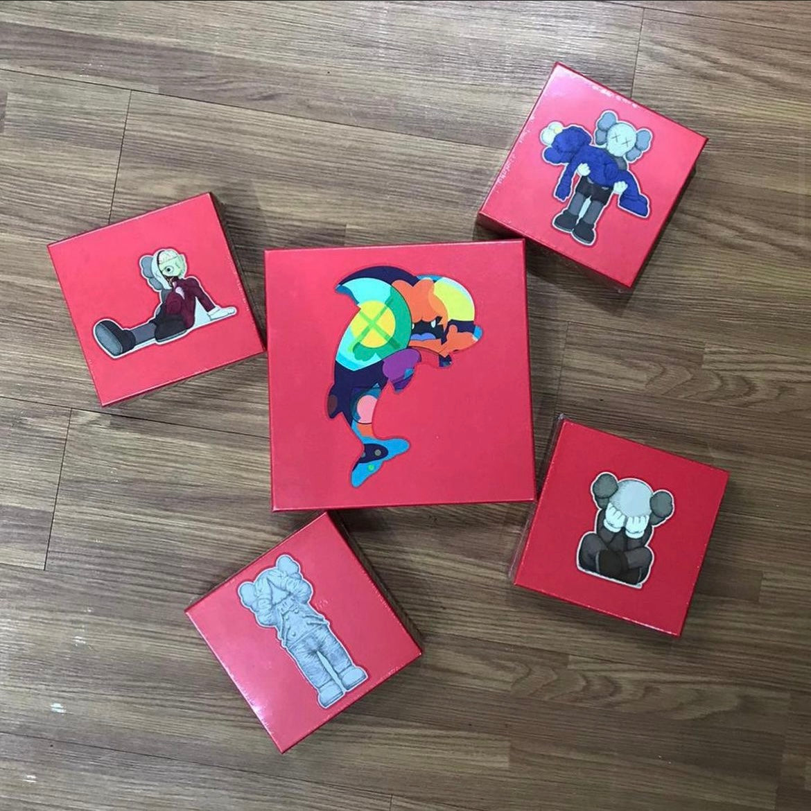 KAWS Tokyo First Jigsaw Puzzle Set (100 - 1000 Pieces Each)