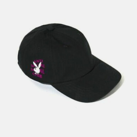 Anti Social Social Club ASSC x Playboy Remix Wired Cap Black