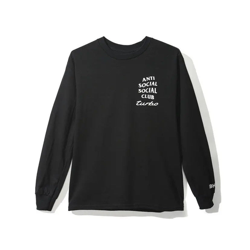 Anti Social Social Club ASSC x Neighborhood NBHD 911 Turbo LS Tee Black (Made In USA)